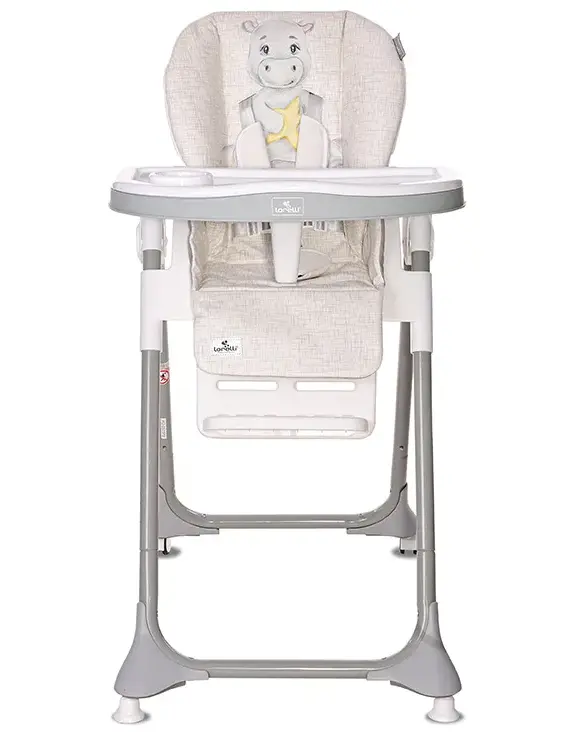 Дитячий стільчик для годування Lorelli Felicita Noble Grey Hippo